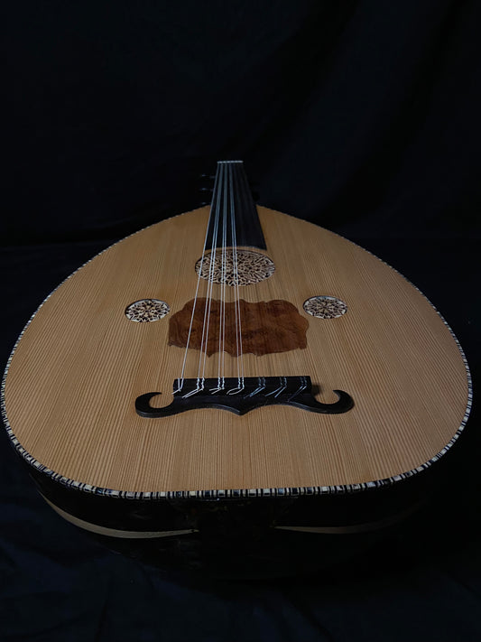 Anfertigung OUD  old Spruce or Cedar Model & Special flamed wood, Rosewood, ..