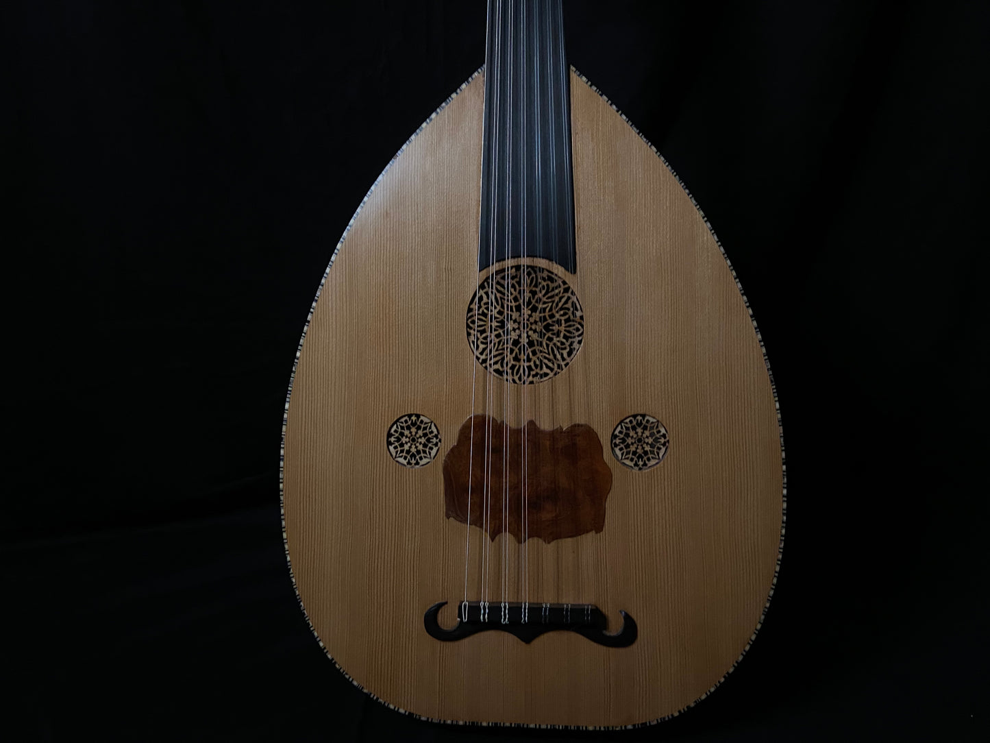 Anfertigung OUD  old Spruce or Cedar Model & Special flamed wood, Rosewood, ..